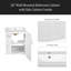 Armoire de salle de bain murale 20 "avec armoire latérale combinée, armoire de salle de bain avec porte à fermeture douce, meuble-lavabo moderne avec lavabo-1863925767
