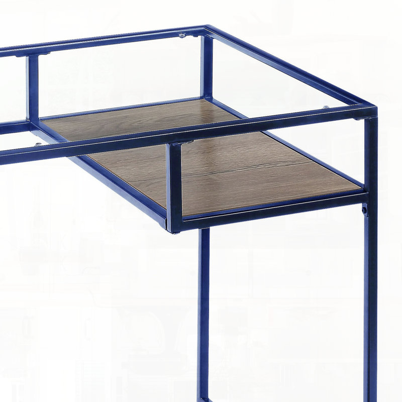 Bureau d'écriture avec plateau en verre