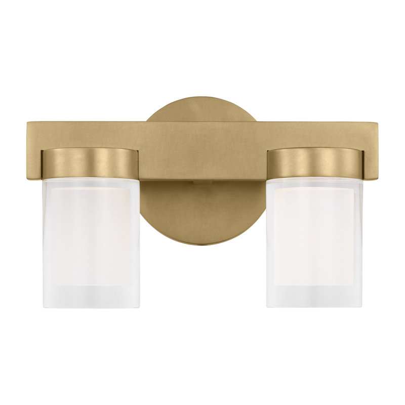 Esfera 2 - Light LED Vanity Light, Natural Brass