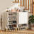  Shoe Storage Cabinet Freestanding Shoe Organizer w/ Anti-tipping Kit Open Shelf