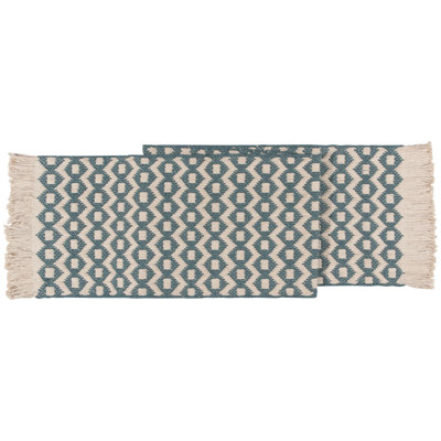 Chemin de table rectangulaire 100% coton Basilly