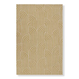 Deco Geometric Area Rug in Honey
