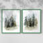 Impression encadrée Washy Treeline I-Premium - prête à être accrochée - aucun clou requis - aucun clou requis-1881254877-1881254864