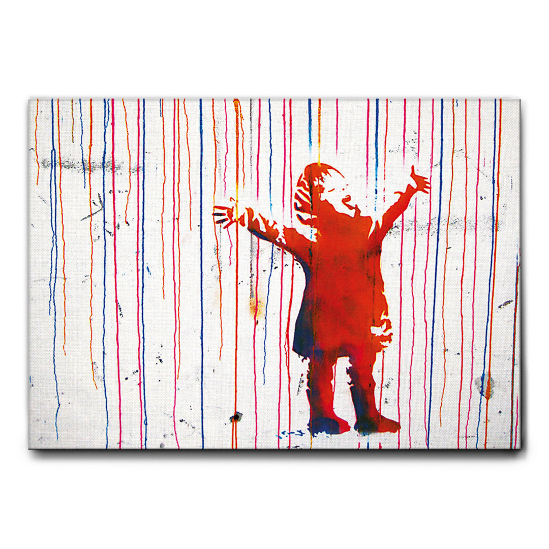 Leinwandbild Bimbo Colour von Banksy