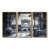 Toile avec cadre flottant or