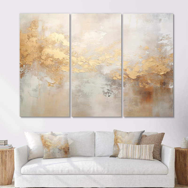 Elegant Sky Whispers V - ensemble d'art sur toile Sky, Toile tendue, H 32 po x l 48 po x P 1 po