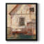 Toile encadrée de qualité supérieure Sunlit Barn II - prête à être accrochée-1822732504-1822732506