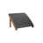 Black Top/Antique Mahogany Base
