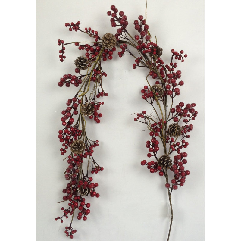96'' in. Faux Pinecone Garland