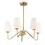 Lustre en laiton à 5 lumières Higginson-80646246