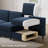 Upholstered Modular Sofa Sectional With Ottoman-1391795214