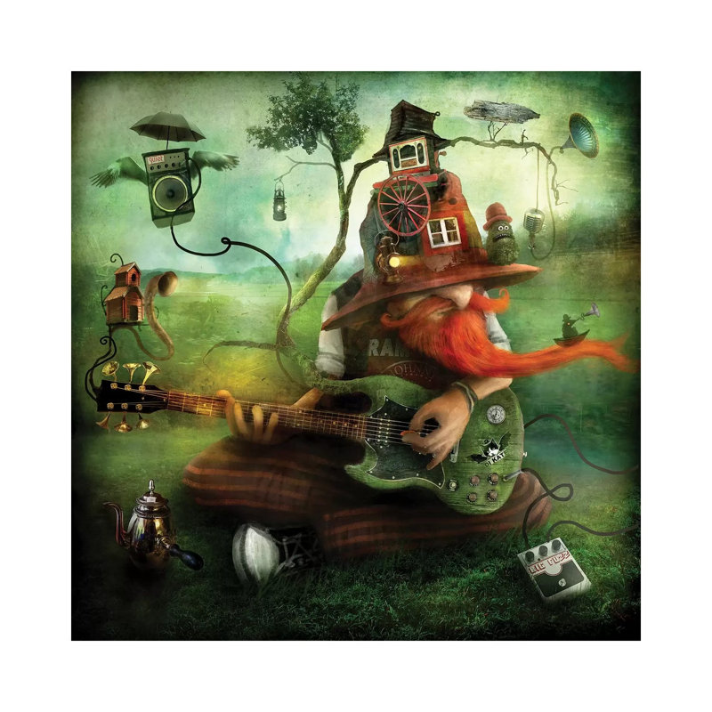 The Trubadour by Alexander Jansson - Wrapped Canvas Print, 93.98 cm H x 93.98 cm W x 3.175 cm D