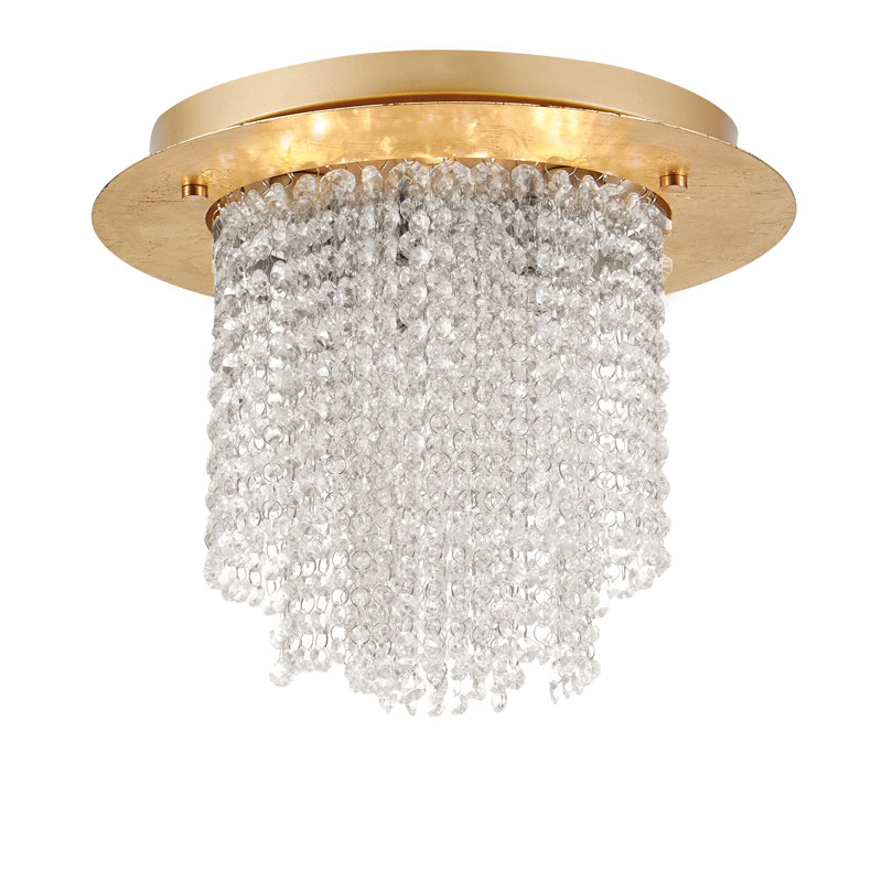 Fontana Flush Mount, Golden