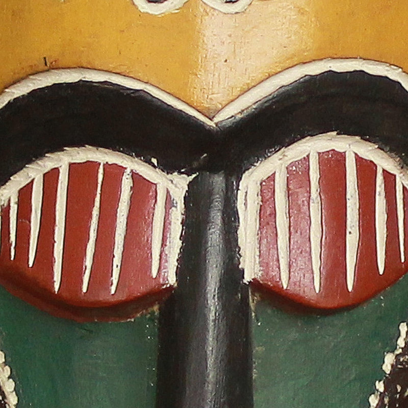 Décoration murale en bois sculpté à la main africain Godfred France