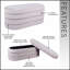 Banc en velours avec rangement, conception simple, confortable et durable, banc multifonctionnel