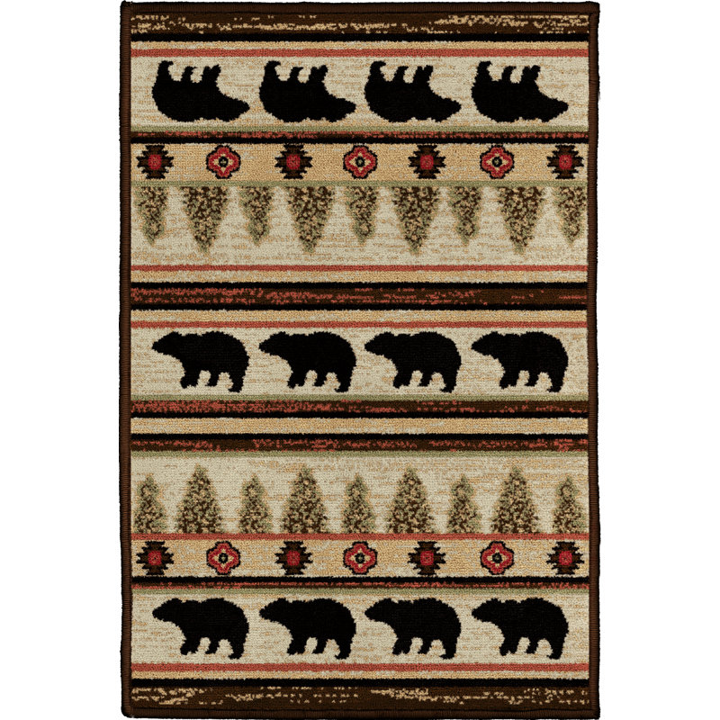 Haysi Southwestern Indoor Rug, Rectangle 2'2" x 3'3"