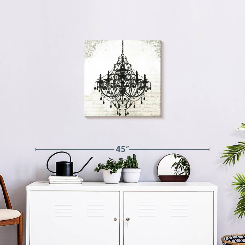 Lustre noir Senne II, H 20 po x l 20 po