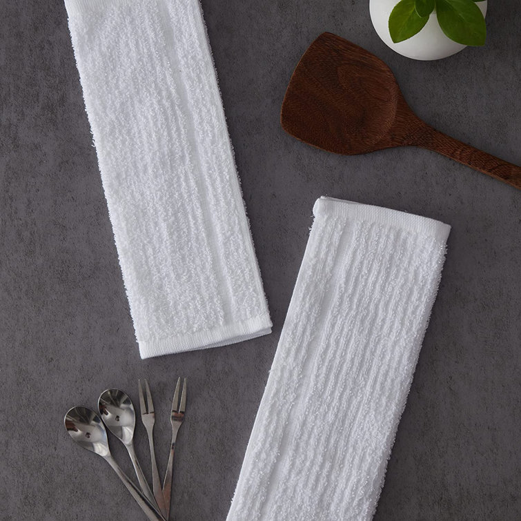 Cannon 4pk Cotton Bar Mop Kitchen Towels White : Target