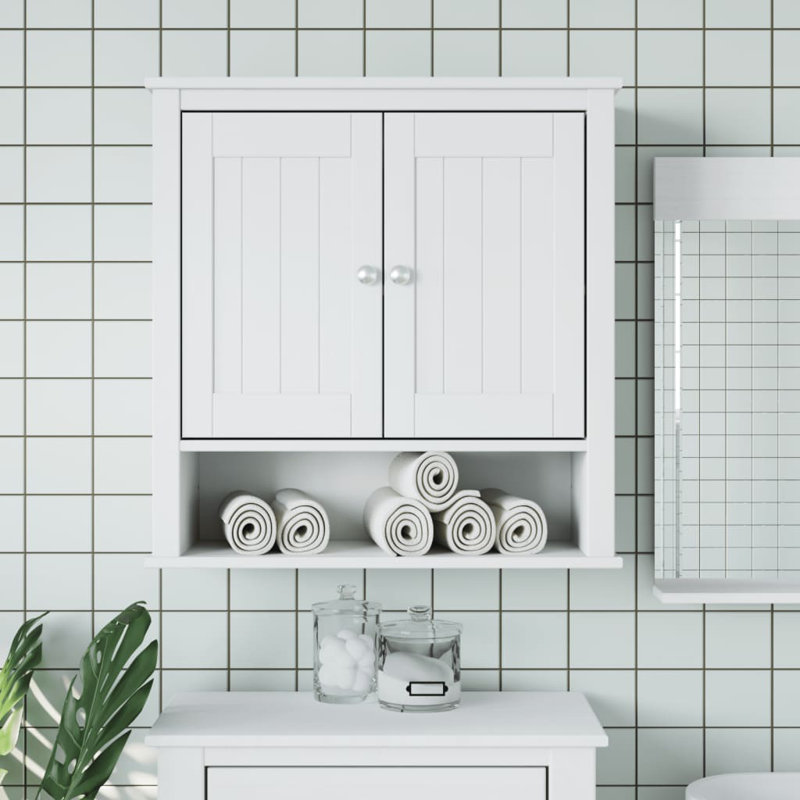 Amiyrah Wall Bathroom Cabinet, White