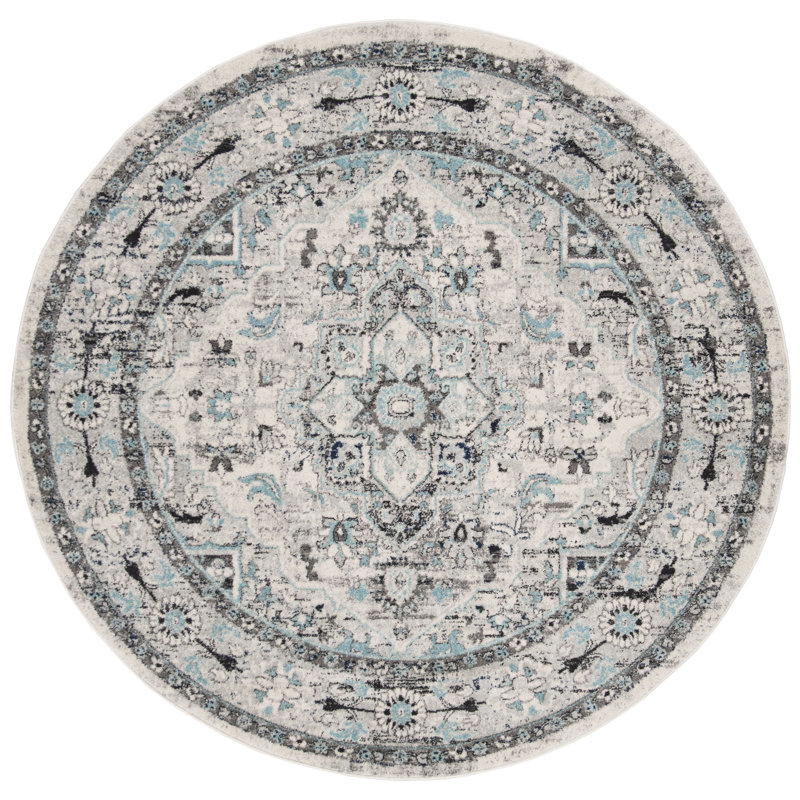 Provincetown Oriental Hand Woven Area Rug, Round 201 cm