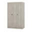 Armoire haute autoportante Vanzandt avec 3 portes et tablettes-106248139