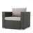 Patio Club Chair Gry + Alu-340659917
