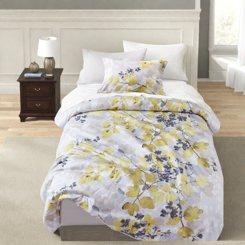 Ensembles de literie simple en microfibre TG botanique moderne pour le confort de la maison