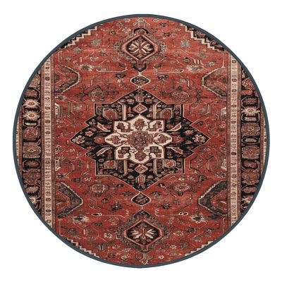 Tapis brun lavable à la machine