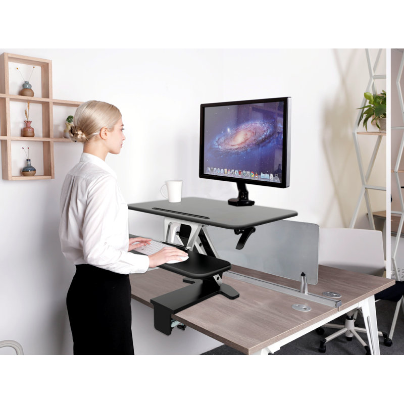 Adjustable Standing Desk Converter, Clamp