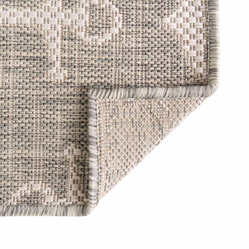 Tapis intérieur / extérieur Brentwood, Rectangle 2 pi 2 po x 3 pi, Gris