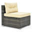 Chaise de patio avec coussins Delfinia