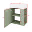 Meuble-lavabo flottant 21,6 po avec lavabo, rangement ouvert à droite-583832899