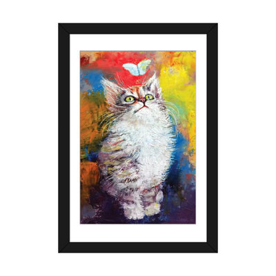 " Kitten And Butterfly " by Michael Creese