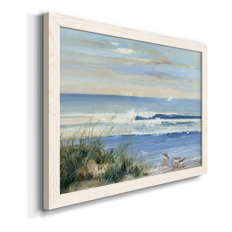 " Beach Combers " Painting Print, 24" H x 18" W x 1.5" D, White