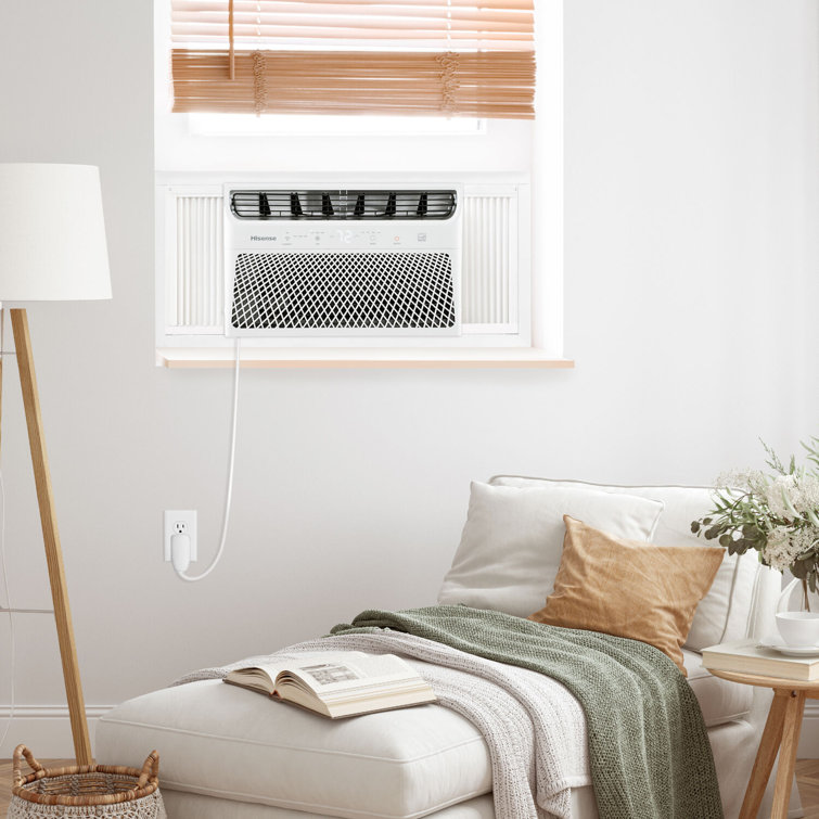 8,000 BTU Smart Window Air Conditioner with Wi-fi and Remote Control for Rooms up to 350 sq. ft.