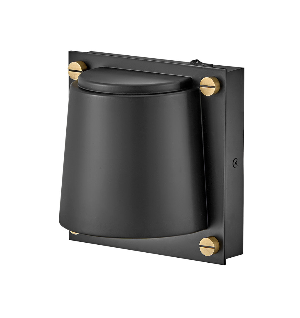 Scout 6.75" Sq. Indoor Wall Mount Lantern - LED Included Hinkley 