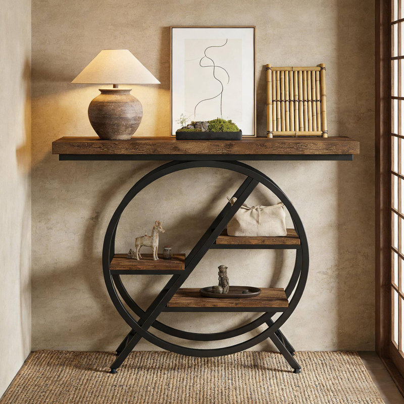 Hall Table,Chic Console Table,Functional Entryway Table