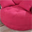 Canapé simple en chenille éponge, sans assemblage requis, fauteuil-lit moderne pour salon, chambre à coucher, salon et salle de projection-1605417276