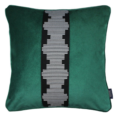 Geometric Velvet Pillow Cover