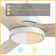Koa 52" Smart Ceiling Fan With Remote, Light Kit Included, Works With Google Assistant And Amazon Alexa,Siri Shortcut.