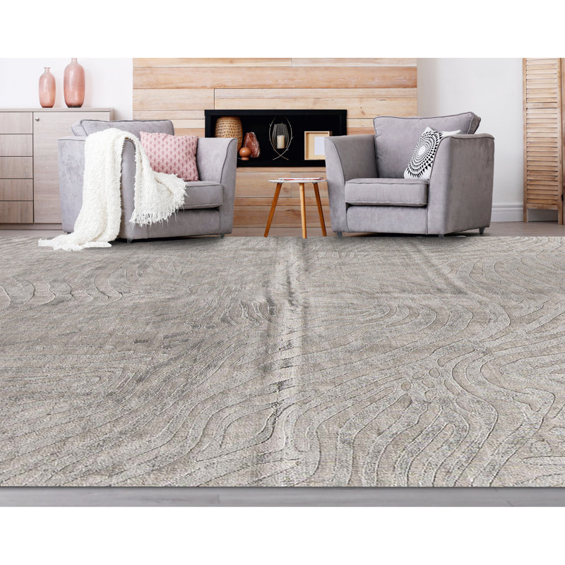 Area Rug in Gray