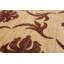 Tapis de zone en laine brun/ivoire 5 pi x 6 pi 6 po one-of-kind à la main-noué la 2010 Allahna