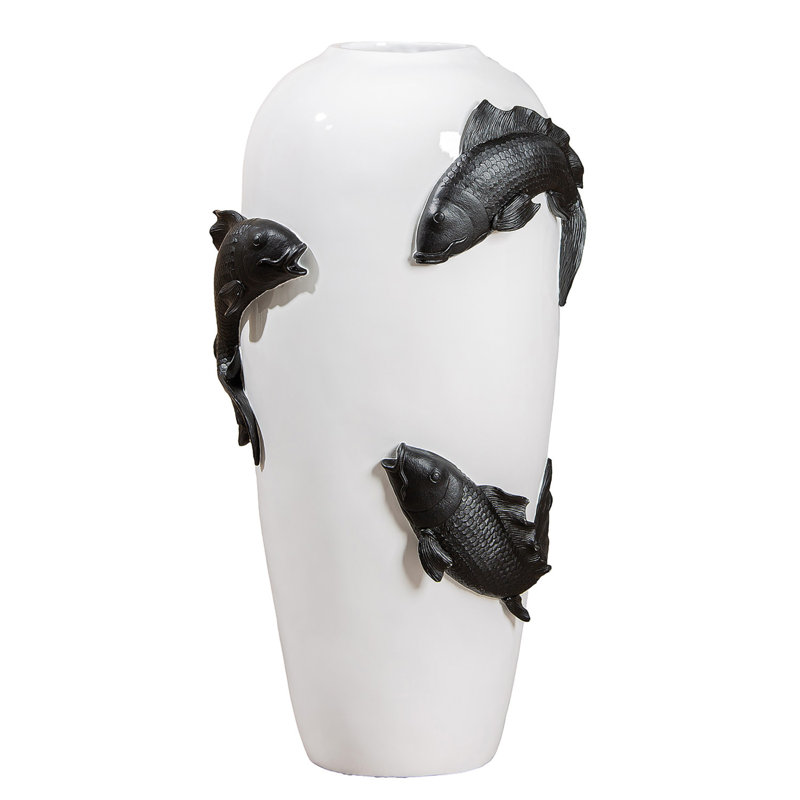 Alvon Floor Vase,  White