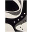 Tapis noir / ivoire Ashal-21813871-130813737