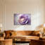 Plantes et fleurs, rose mauve, reproduction d'art sur toile Z251224084240944466-341055043