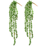 Artificial Succulents Hanging Faux Plants Fake String of Pearls