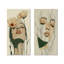 Femme, art au trait, art mural Boho III - ensemble d'art mural femme-2139392718-2139392706
