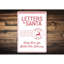 Lettres au père Noël, panneau en aluminium-58619403