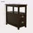 End Table Narrow Nightstand With Two Drawers And Open Shelf