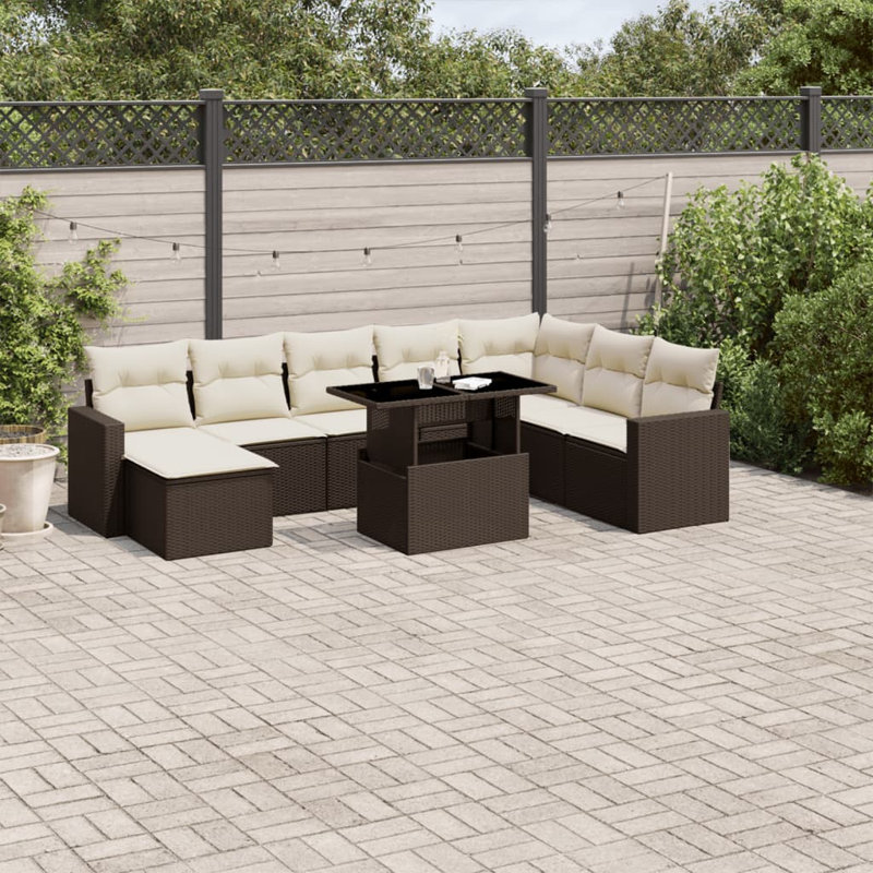 Ensemble de canapé de jardin Vidaxl